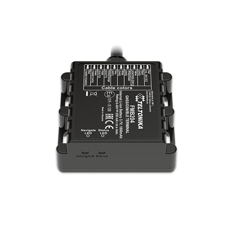 Teltonika FMB204 lokalizator GPS Samochód Czarny