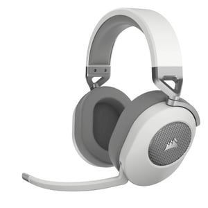 Corsair HS65 Zestaw słuchawkowy Bezprzewodowy Opaska na głowę Gaming Bluetooth Biały