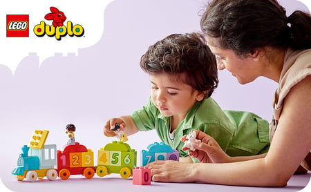 LEGO DUPLO Pociąg z cyferkami — nauka liczenia
