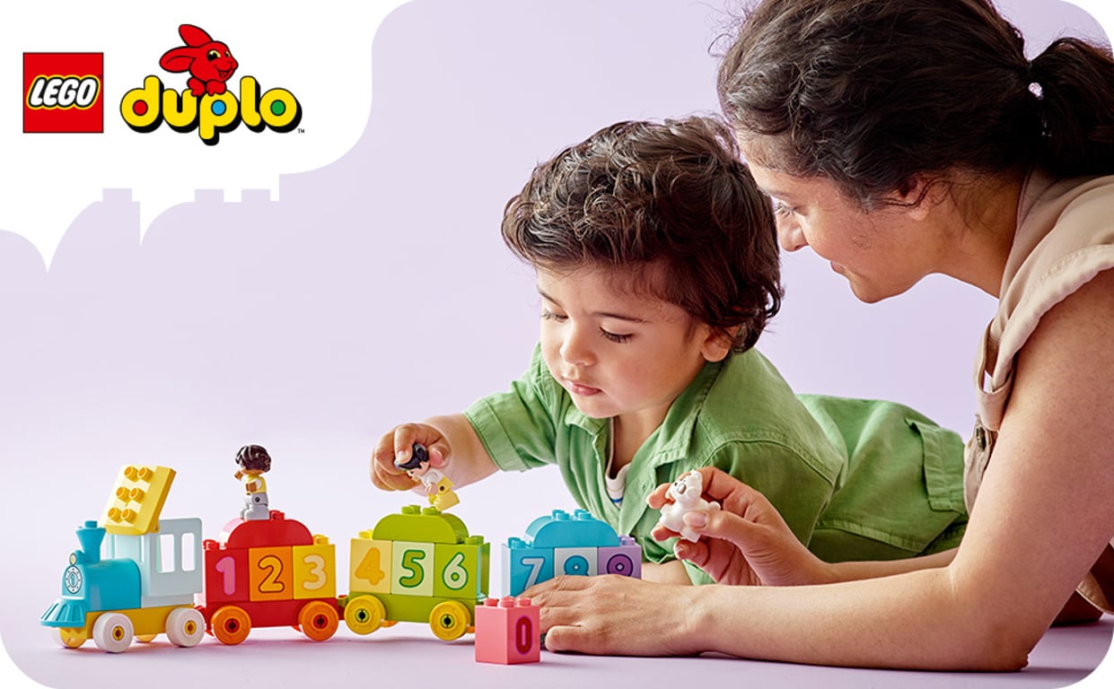 LEGO DUPLO Pociąg z cyferkami — nauka liczenia