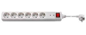 Goobay 51279 överspänningsskydd Vit 6 x nätuttag 250 V 1,4 m