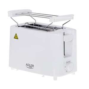 Adler AD 3223 brödrost 6 2 kaffekoppar 750 W Vit