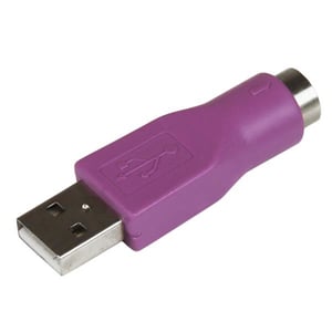 StarTech GC46MFKEY adapter för USB A- till PS/2-kablar, lila