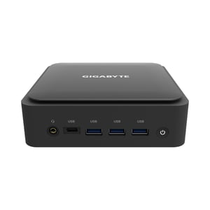 GIGABYTE GB-BEI7-1260 Barebone PC, Black, i7-1260P 3.4 GHz, Built-in Speakers