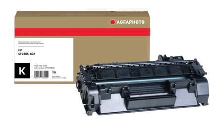 AgfaPhoto Toner BK, rpl CF280A kaseta z tonerem 1 szt. Zamiennik Czarny