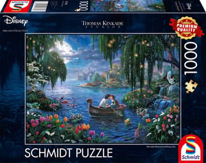 Schmidt Spiele Thomas Kinkade Studios: Disney Dreams Collections - The Little Mermaid and Prince Eric Puzzle układanka 1000 szt. Kreskówki