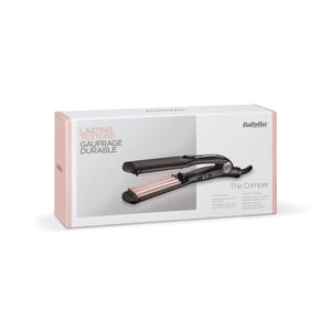 BaByliss The Crimper Prostownica do teksturyzacji Ciepły Czarny, Różowy 1,8 m