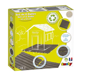Smoby 810907 tillbehör till lekstuga Golv till lekstuga för barn