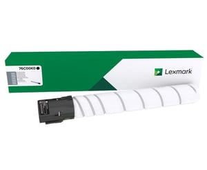 Lexmark 76C00K0 Toner Cartridge, 1 pc. Genuine Black