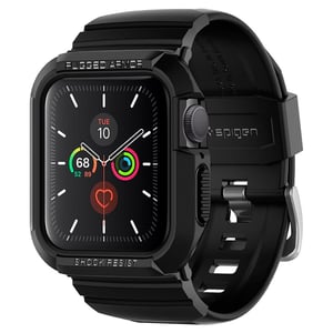Spigen Rugged Armor Pro-fodral, svart, termoplastiska polyuretanelastomerer (TPU)