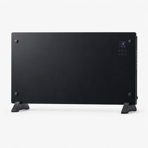 Extralink SMART GLASS PANEL HEATER, BLACK, 2000W, WIFI, LPL-23A-BL