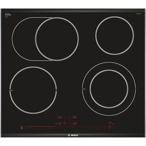 Bosch Serie 8 PKN675DP1D Kochfeld Schwarz, Edelstahl Einbau Keramik 4 Kochzonen