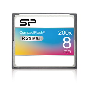 Silicon Power SP008GBCFC200V10 8 GB flashminne CompactFlash-minneskort