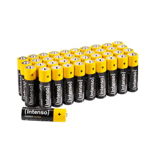 Intenso 7501520 - Energy Ultra Alkaline Batterie AA Mignon 40er-Pack - Batterie Jednorazowa bateria Alkaliczny