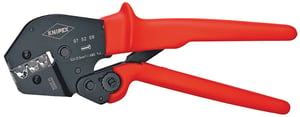 Knipex 97 52 09 kabelpress Verktyg för kabelsammanfogning Svart, Röd