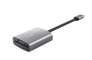 Trust 24136 USB 3.2 Gen 1 (3.1 Gen 1) Type-C Aluminum Card Reader