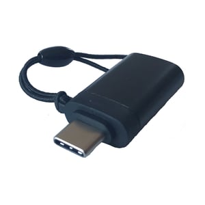Kindermann Klick + Show USB-C Cap, Black, 1 pc.