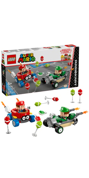 LEGO Super Mario Mario Kart™ – Baby Mario kontra Baby Luigi