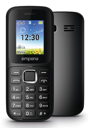 Emporia emporiaFN313 4,5 cm (1.77") 64 g Czarny Telefon dla seniora