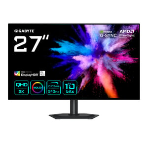 GIGABYTE GO27Q24G monitor komputerowy 68,6 cm (27") 2560 x 1440 px Quad HD OLED Czarny