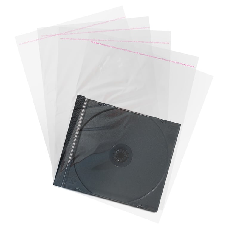 MediaRange BOX04 opakowania na płyty CD Etui kieszeniowe 1 dysków Przezroczysty
