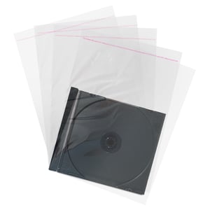 MediaRange BOX04 opakowania na płyty CD Etui kieszeniowe 1 dysków Przezroczysty