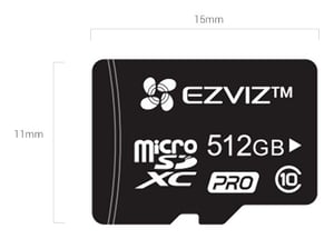 EZVIZ CS-CMT-CARDT512G 512 GB MicroSDXC NAND Class 10 flash memory