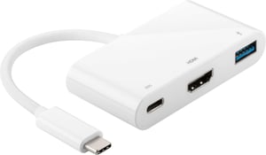 Microconnect USB3.1CCOM2 externe USB-Grafikkarte, weiß