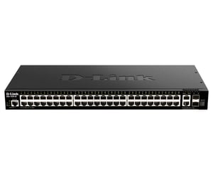 D-Link DGS-1520-52 przełącznik sieciowy Zarządzany L3 10G Ethernet (100/1000/10000) 1U Czarny