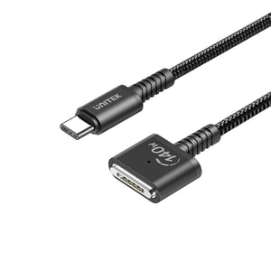 UNITEK C14121BK-3M kabel zasilające Czarny MagSafe 3 USB C