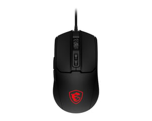 MSI FORGE GM100 Gaming Mouse, Ambidextrous, USB Type-A, Optical, 6400 DPI