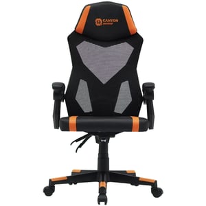 Canyon Flow MCH01 Gaming-Sessel, harte Sitzfläche, Schwarz, Orange