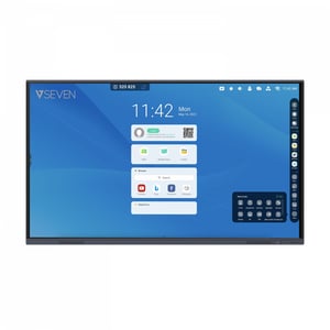 V7 IFP6501 – interaktives Whiteboard, 165,1 cm (65"), 3840 x 2160 px, Touchscreen, schwarz