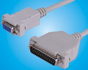 Microconnect IBM029-2 Parallelkabel, grau, 1,8 m, DB25–DB9