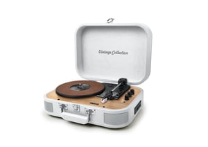 Muse MT-201 WW Turntable Platter, White, Automatic