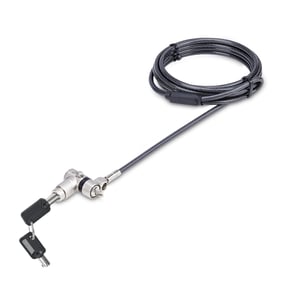 StarTech UNIVK-LAPTOP-LOCK Cable Lock, Black, Silver, 2 m