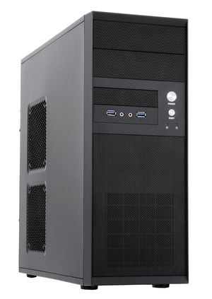Chieftec CQ-01B-U3-OP zabezpieczenia & fästen för Midi Tower-datorer, svarta
