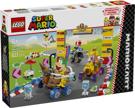 LEGO Super Mario Mario Kart™ – Zestaw Baby Peach i Grand Prix