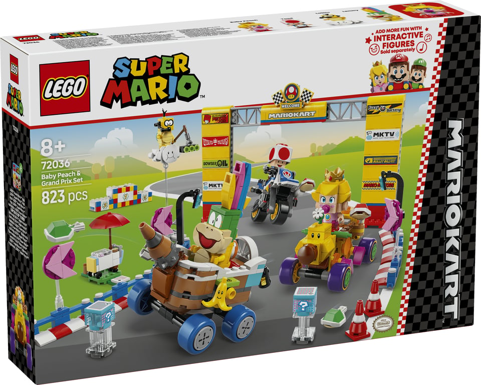 LEGO Super Mario Mario Kart™ – Zestaw Baby Peach i Grand Prix