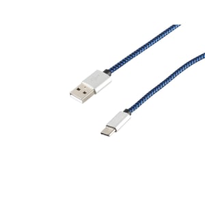 S/CONN maximum connectivity 14-50018 kabel USB USB 2.0 0,3 m USB A USB C 0,48 Gbit/s Niebieski