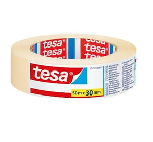 TESA 05287-00000-03 Maskeringstape 50 m Maskeringstape för målning Lämplig för inomhusbruk Sandfärgad