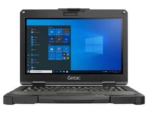 Getac B360 Intel® Core™ i5 i5-10210U Laptop 33,8 cm (13.3") Ekran dotykowy Full HD 8 GB DDR4-SDRAM 256 GB SSD Wi-Fi 6 (802.11ax) Windows 10 Pro Niemiecki Czarny
