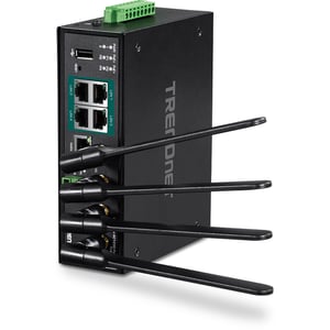 Trendnet TI-WP100 Dual-Band (2.4 GHz/5 GHz) Gigabit Ethernet Wireless Router, Black