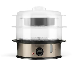 Black & Decker BXST800E Dampfkochtopf, freistehend, 800 W, braun