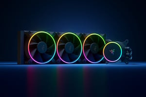 Razer Hanbo Chroma RGB-Prozessor-Flüssigkeitskühlset 12 cm Schwarz