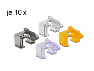 DeLOCK 86422 Multicolored Cable Organizer, 40 pcs.