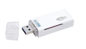 LogiLink CR0034 USB 3.2 Gen 1 (3.1 Gen 1) Card Reader, White