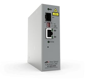 Allied Telesis AT-IMC2000T/SP-980 1000 Mbit/s 850 nm Network Converter, Gray