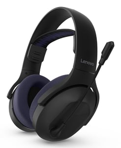 Lenovo Legion H410 Wireless Headphones, Headband-Style, Gaming, USB Type-C, Bluetooth, Black, Purple