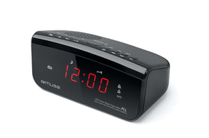 Muse M-12CR radio Zegar Cyfrowy Czarny